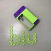 3D Print Flying Disc Launcher Toy Gun Pistola Carrot Anti-stress Decompression Gun Shooting Toy with Bullets for Adults Boys Kid 3