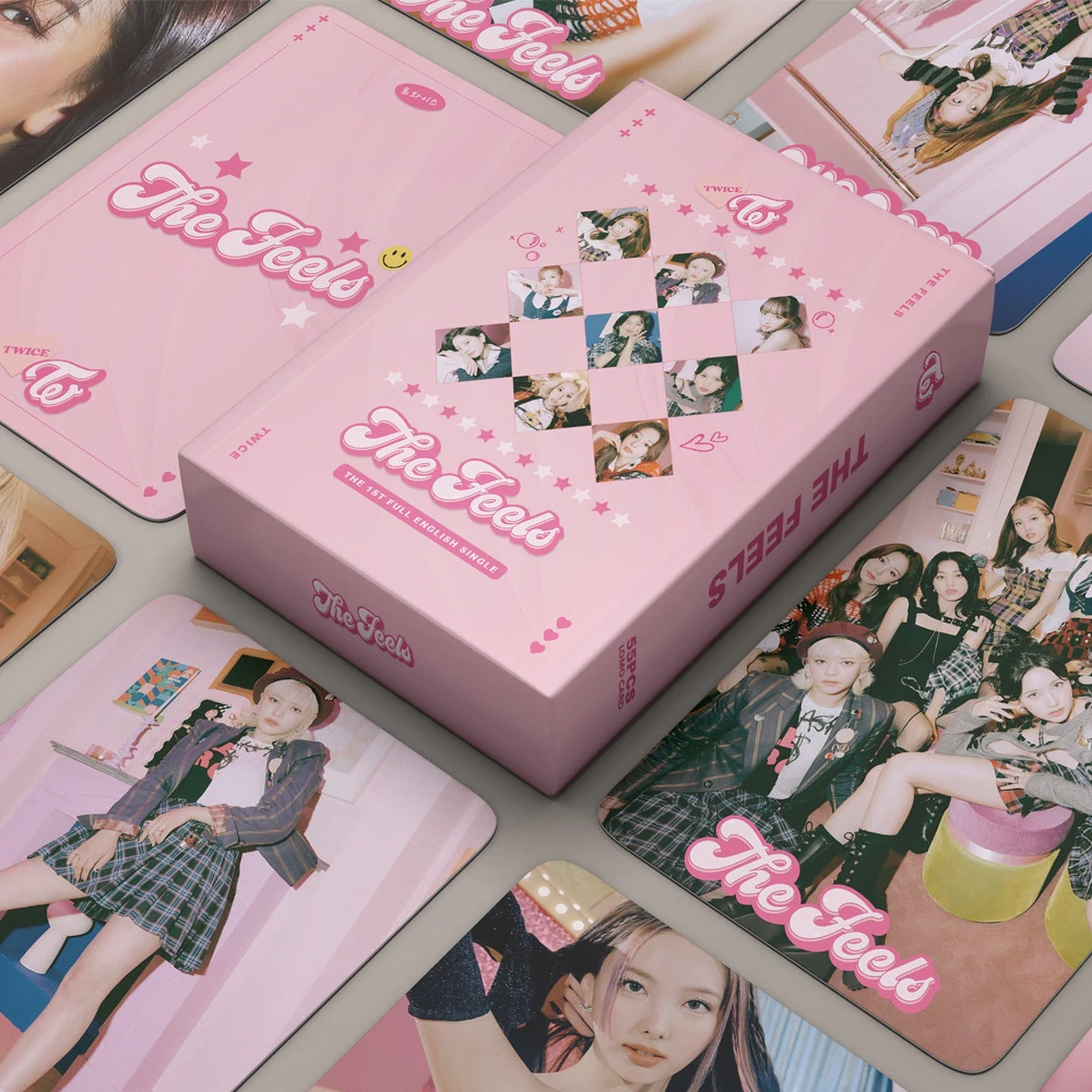 54pcs Set Kpop Photocards Twice Fotocard New Photo Album Formular Of Love Lomo Cards Taste Of Love The Feels Photo Card Postcard Aliexpress