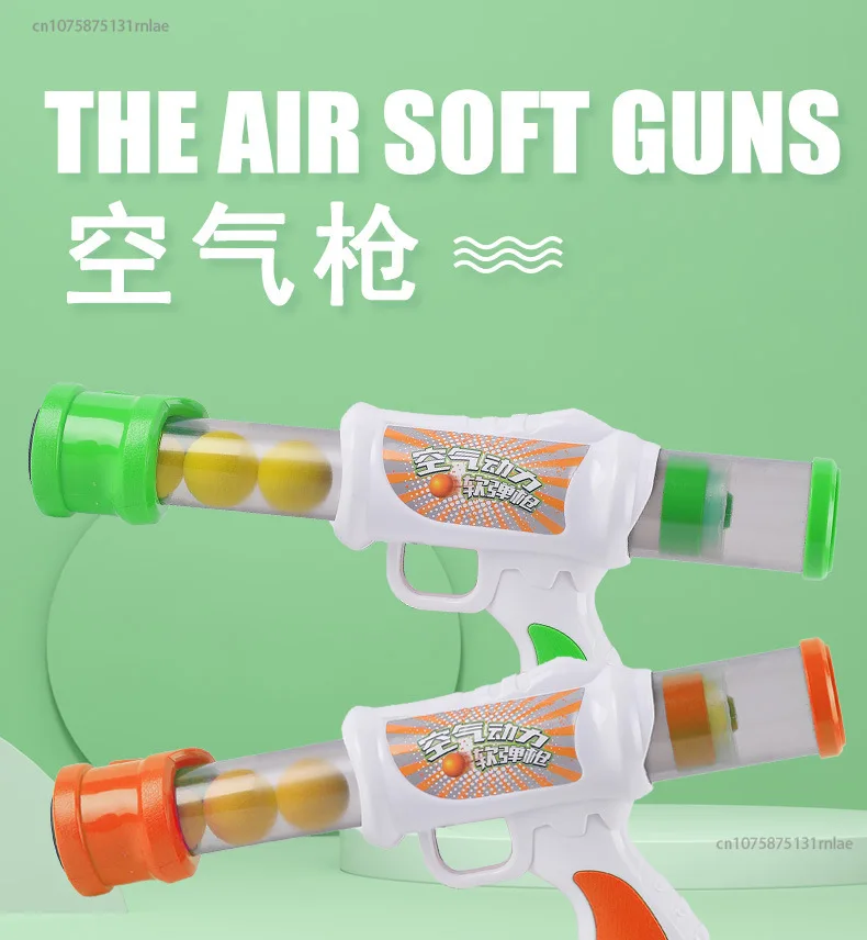 

2023 New Children's Air Power Gun Manual Pressure Soft Bullet Toy Gun Manual Can Launch Foam Bullet Boy Shooting Toys