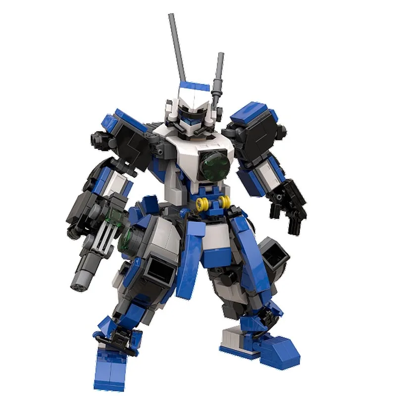 

19cm Kids Toy Building Blocks Action Figure Blocks Mecha Warrior Model Children's Toy Anime Soldier Assemble Bricks Robot MOC