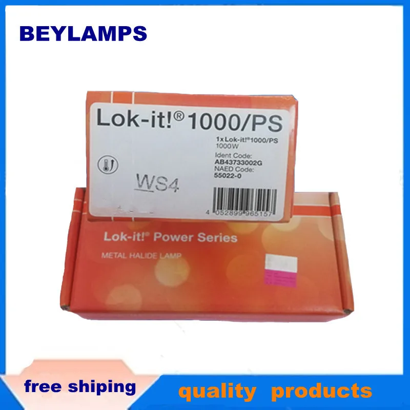 

Original quality for Lok-it HTI 1000/PS Brilliant 6000K 1000W Metal Halide Light Bulb stage beam lamp