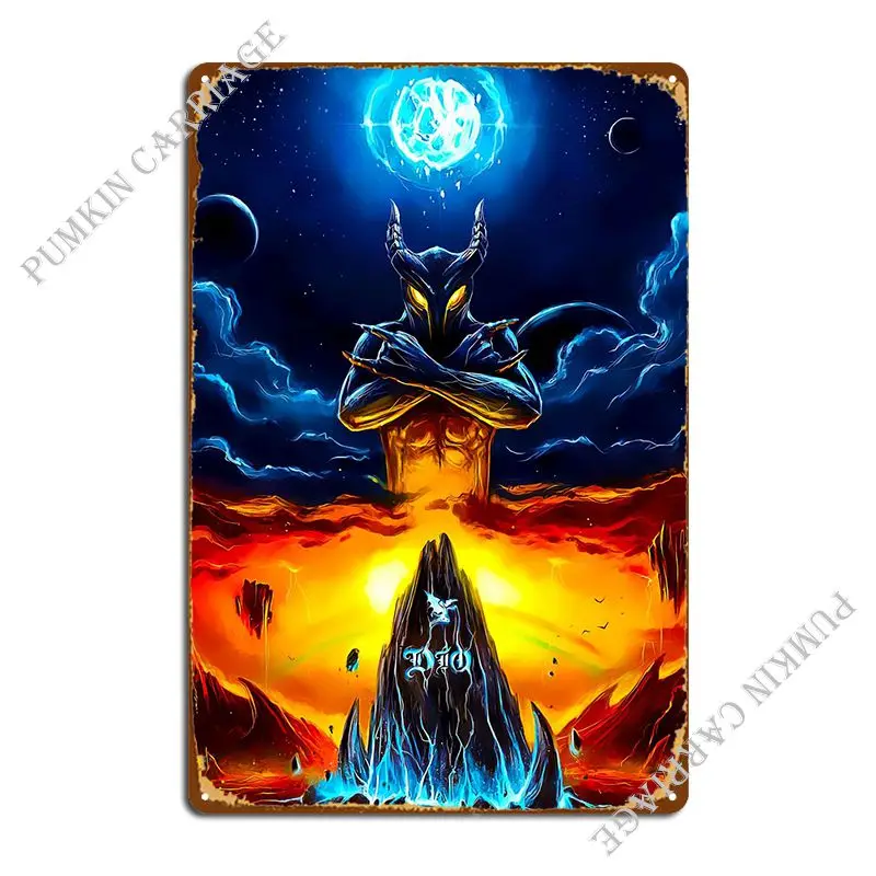 

Dio Metal Plaque Poster Club Party Party Club Bar Mural Tin Sign Poster