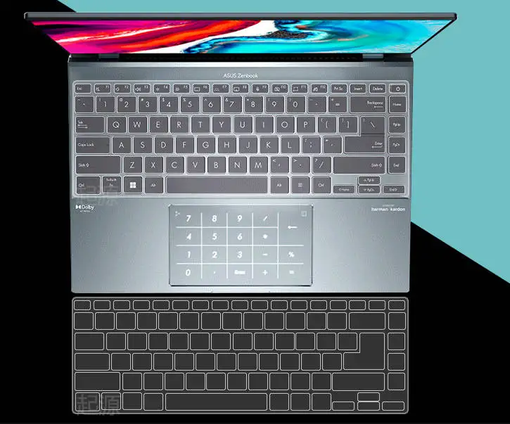 Tpu Laptop Keyboard Cover Protector Per Asus Zenbook 14X Oled Ux5400Zb Ux5400Zf Ux5400Eg Ux5400E Ux5400Z Ux5400 Zb Eg E Ux5401