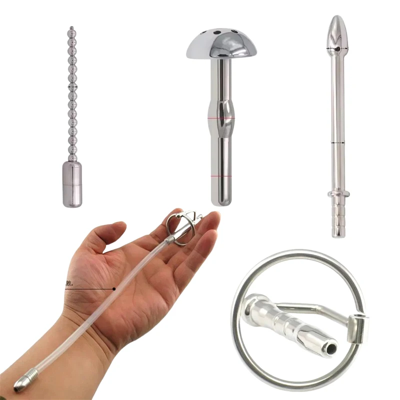 Penis Plug Horse Eye Stimulation Sounding Masturbator Rod Male Urethral Dilator Sex Toys for Men