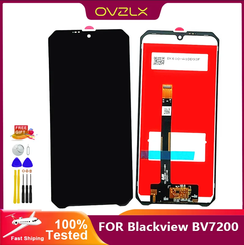 

6.1" Original New For Blackview BV7200 Touch Screen+1560x720 LCD Display Digitizer Assembly Replacement Screen Sensor Repair