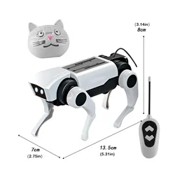 Interactive DIY Remote Control Robot Dog Toy - Educational Science Kit (Unassembled Kit)