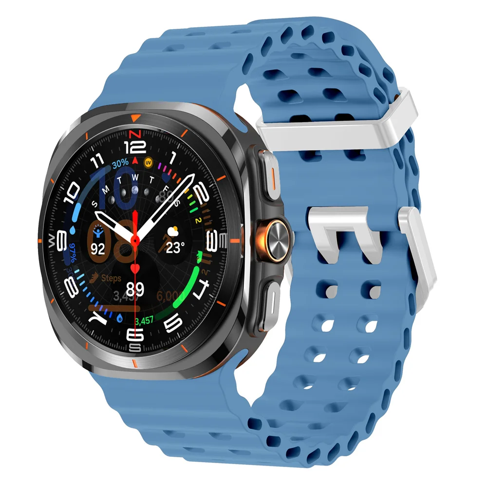Breathable Silicone Smart Watch Wristband with Accessories Case