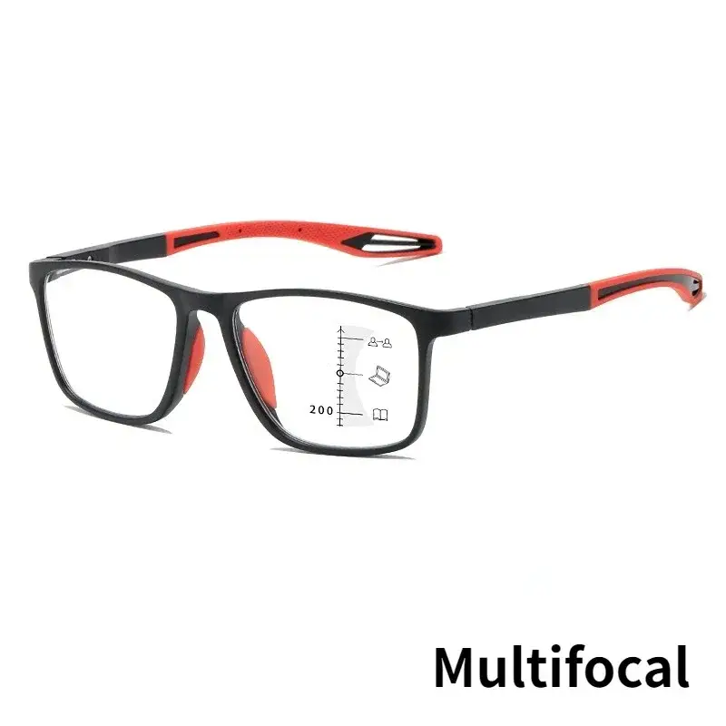 TR90 Anti-blue Light Multifocal Reading Glasses Men Women Progressive Near Far Eyewear Ultralight Sports Farsight Eyeglasses - Image 10