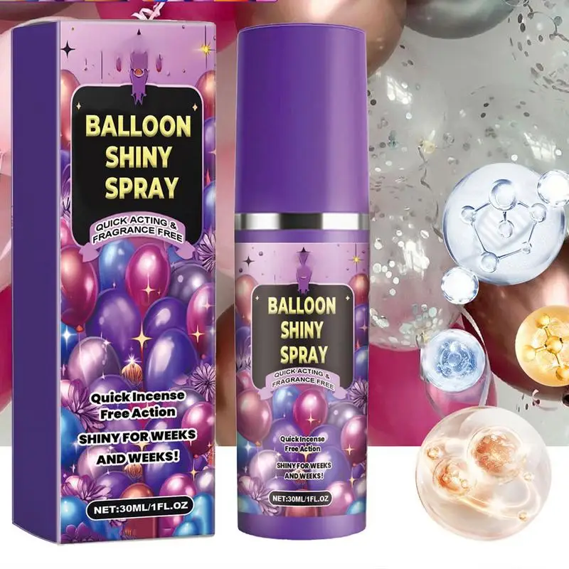 1pcs Balloon Shiny Spray Anti Fading Oxidation Restore Gloss Polishing Birthday Wedding Party Decoration Balloon Brightener