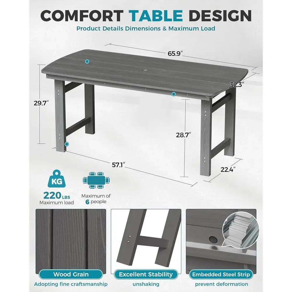 7-Piece Patio Dining Set 6