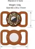 1/2 inch Airtag Cat Collar Holder, Air Tag Dog Collar Holder foe Tag, Anti-Lost Pet Collar Case Fit on Puppy  3/8" 1/2'' 5/8" 4