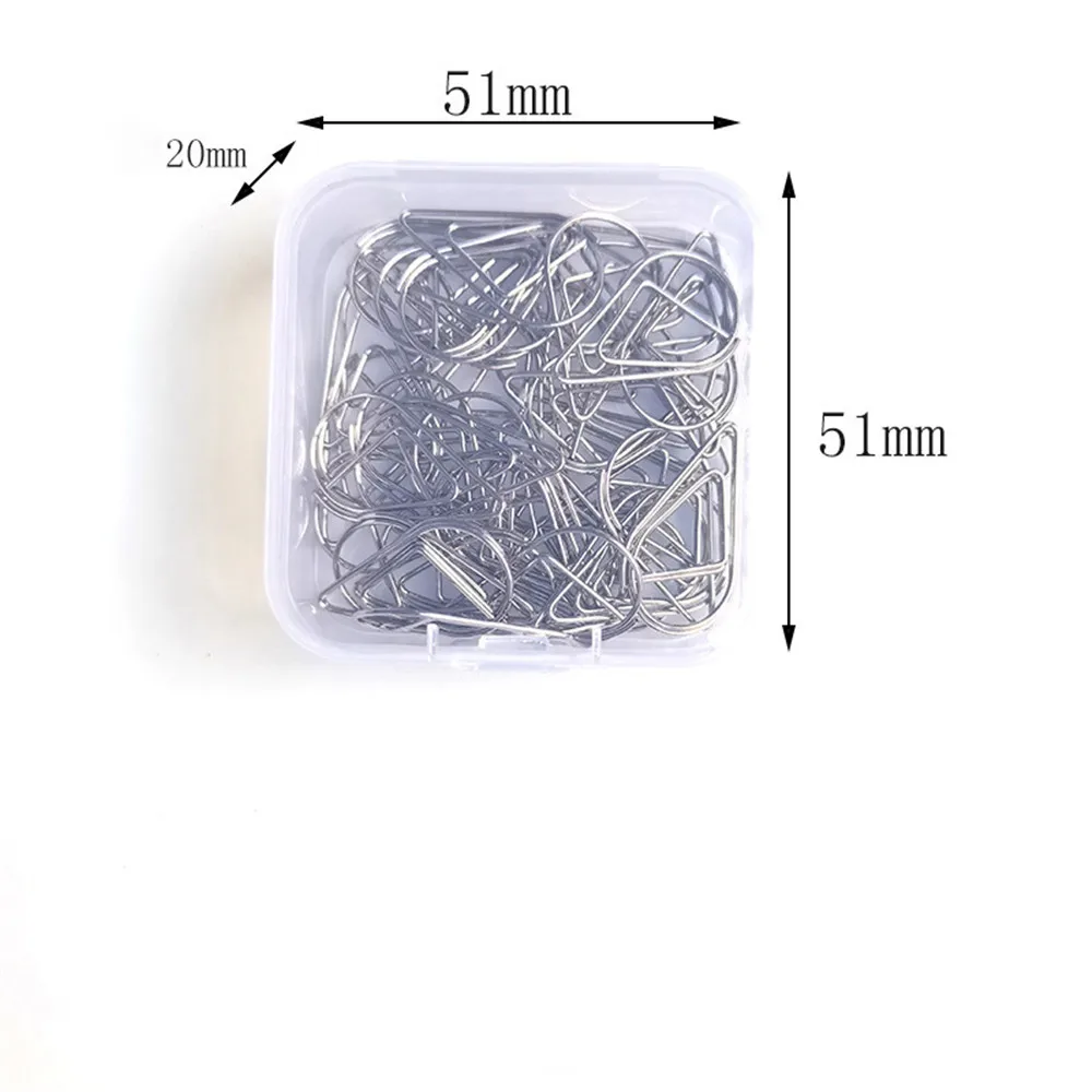 TUTU 8pcs/set Bookmark Metal Paper Clip Decor Rose Gold Colorfur