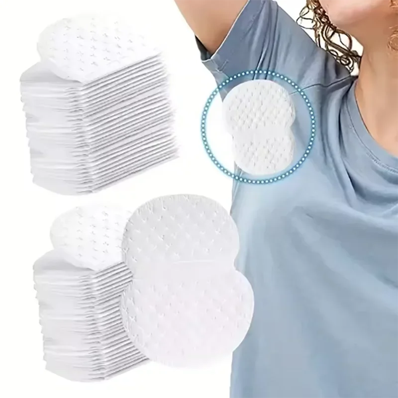 10/100Pcs Disposable Underarm Armpit Sweat Pads Sweat-absorbing Patch Summer Deodorants Non-woven Pads Breathable Ultra-thin