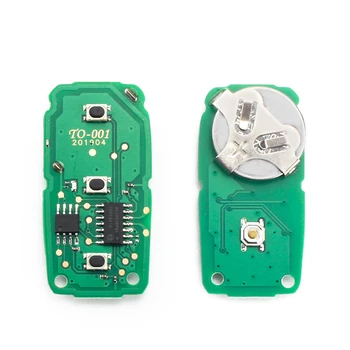 Chiave telecomando per Toyota HYQ12BBX Highlander muslimry Solara Corolla Sienna 2002 -2007 315mhz - KEYYOU Remote Car Key 2 4 pulsante per Toyota HYQ12BBX Highlander muslimry Solara Corolla Sienna