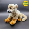 Realistic Squirrel Monkey High Fidelity Monkey Plushie Saimiri Monkey Plush Toys Lifelike Animals Simulation Stuffed Doll Toy 4