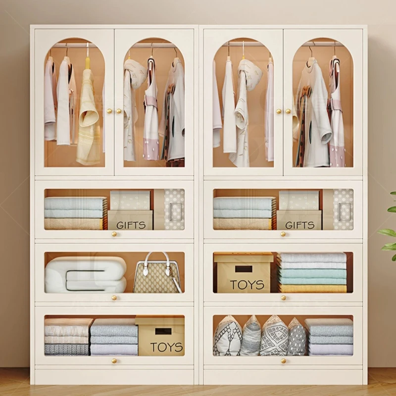Shelves Children's Wardrobes Organizer Drawer Hangers Wardrobes Closet Bedroom Dressers Penderie Enfant Room Furniture CY50CW