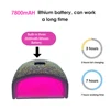 Nail Lamp with Rhinestones 66W UV LED Lamps for Nails Rechargeable UV Light For Nail Wireless Gel Polish Curling Manicure Tools 3