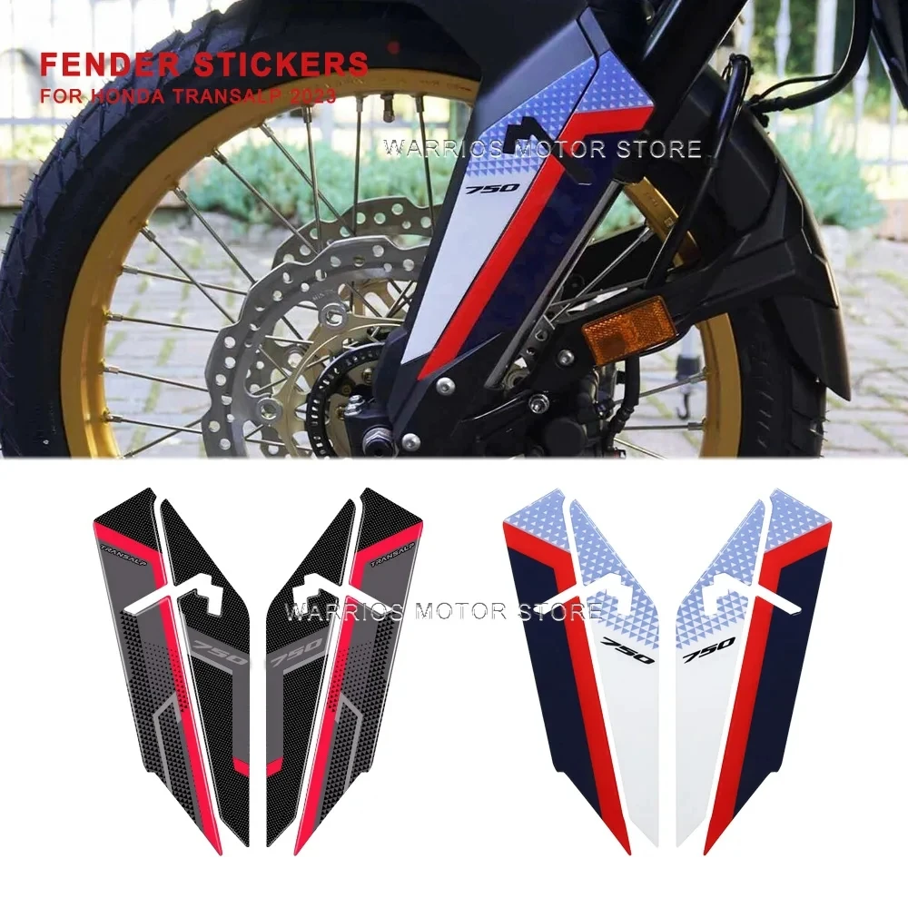 

For HONDA XL750 TRANSALP DAL 2023 Motorcycle 3D Gel Resin Stickers Kit Guards Front Fender