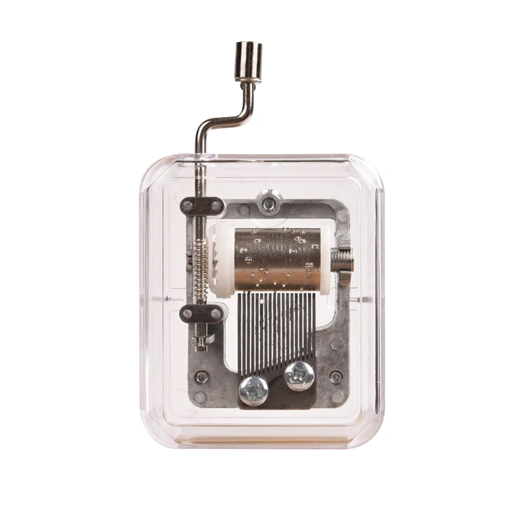 Wailicop 15 Note Carillon a Manovella con Movimento + Perforatore + 20 Strisce Blank Papers per Personalizzazione Speciale Canzone Melodia