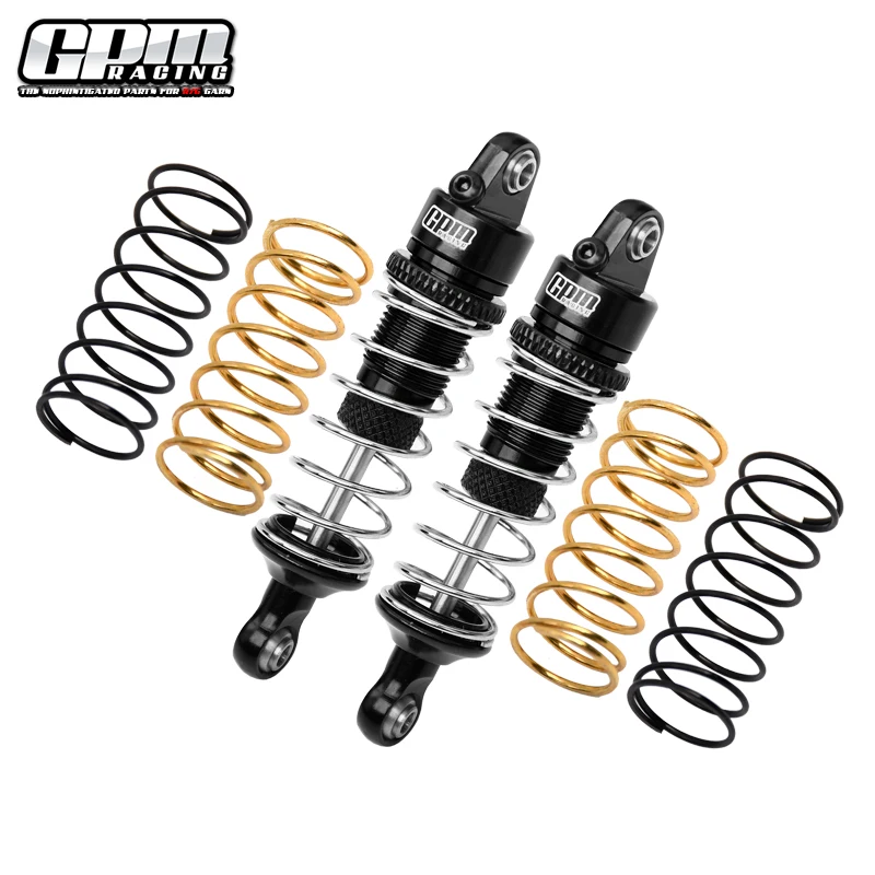 High-Performance Aluminum Adjustable Spring Shock, 58mm (Set of 2)