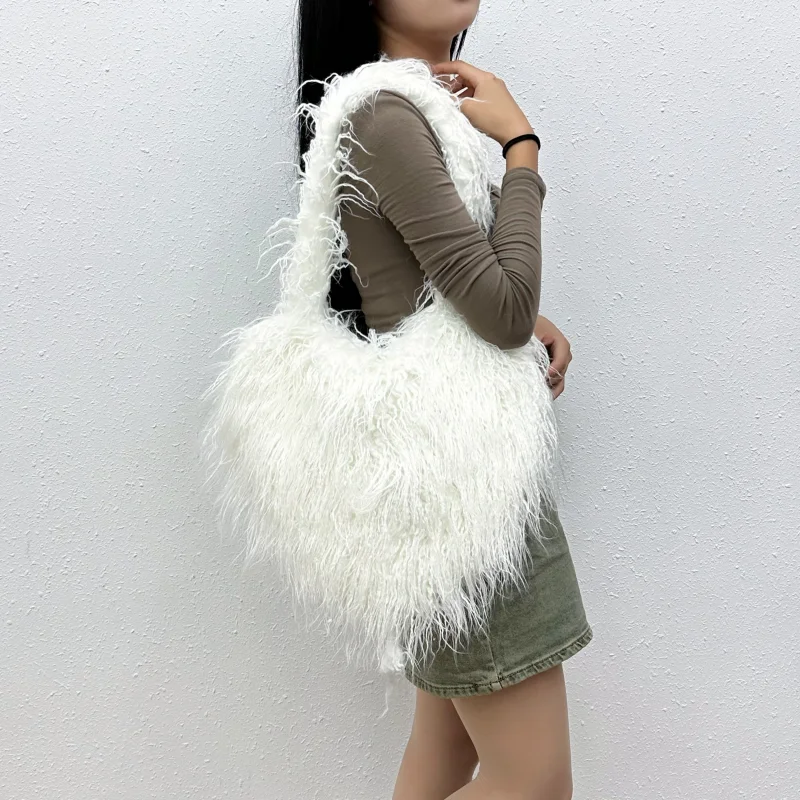 

Women's Handbags Purses Bags Winter Fringe Tassel Fashion Women Shoulder Bag