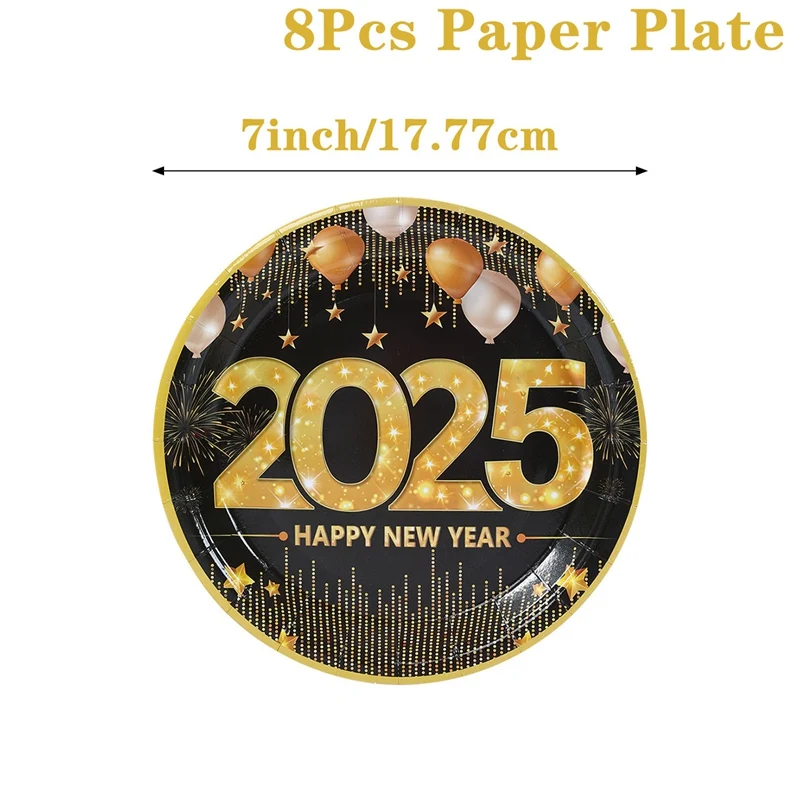 8pcs 7inch plates