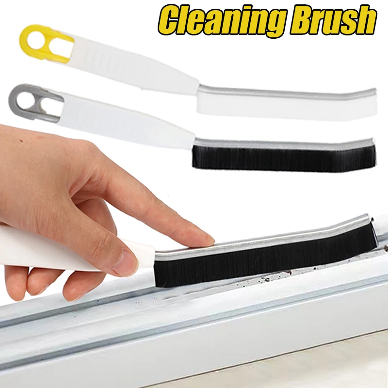 HardBristleCreviceCleaningBrushTileGapCleanerLongHandle