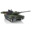 1/16 HENG LONG 7.0 Customized Leopard2A6 RC Tank 3889 Metal Tracks FPV Recoil Remote Control Car TH17595-SMT4 5