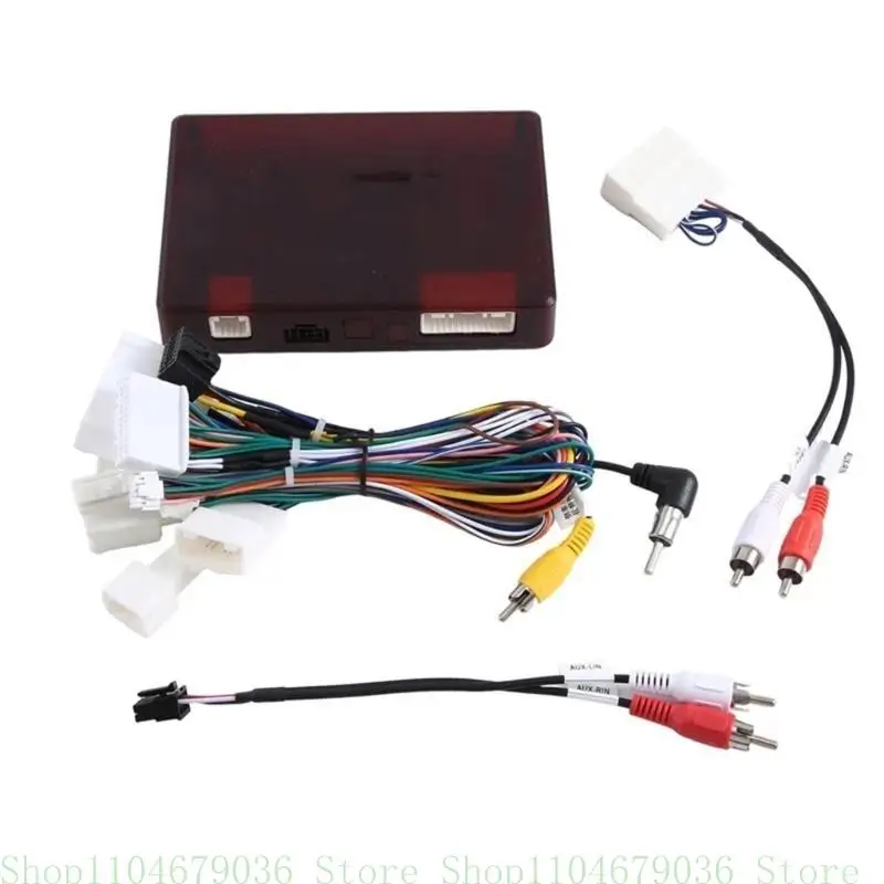 652F Plug and Play Car Radio Wiring Harness Power Cable Adapter With Canbus Decoders Enhances Sound Quality Easy Installation
