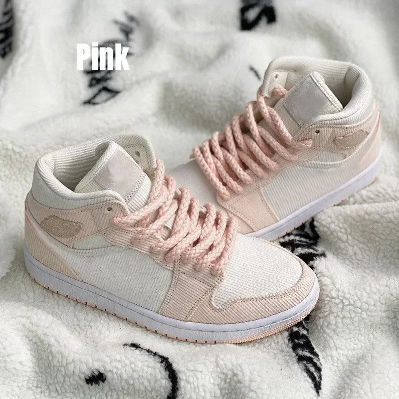 Lacci delle scarpe di lino accessori per la decorazione scarpe da