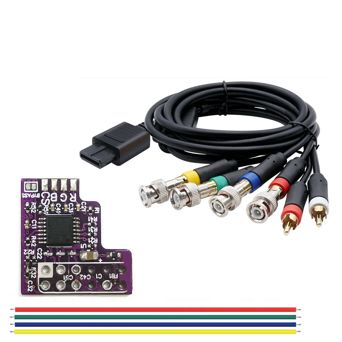Hispeedo n64 rgb modキットforn64 ntscコンソール - AliExpress