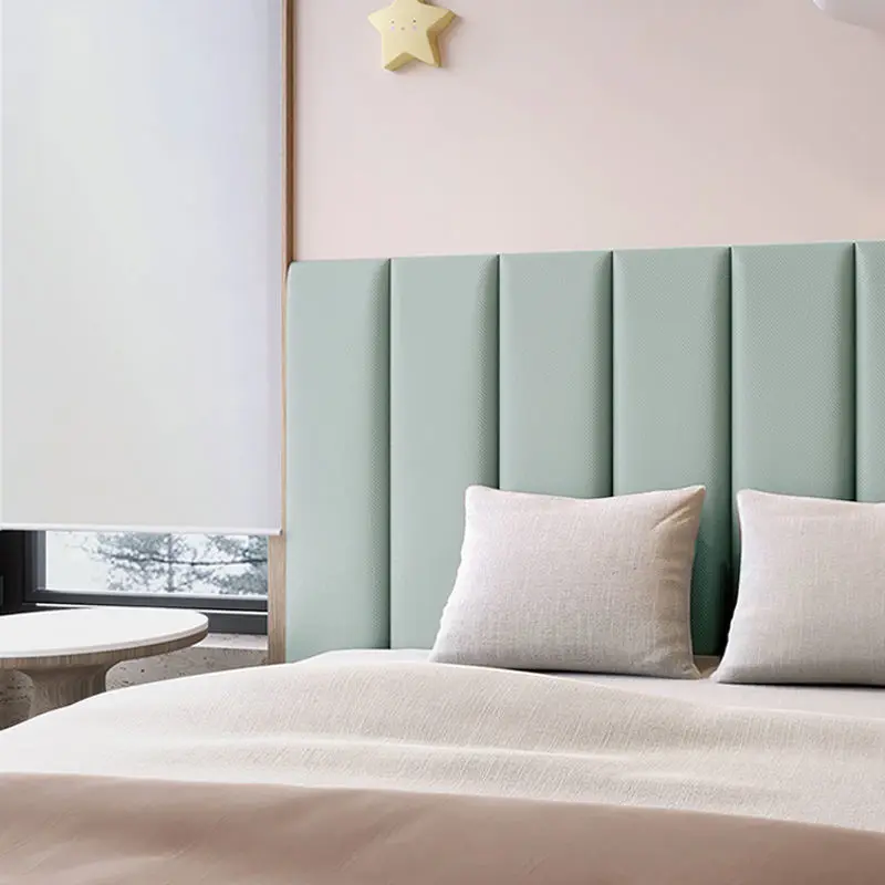 Bed Headboards 135 90 145 150 160 180cm In Wood Adhesive Modern Cabecero Head Board Tete De Lit Anti-collision Wall Panels