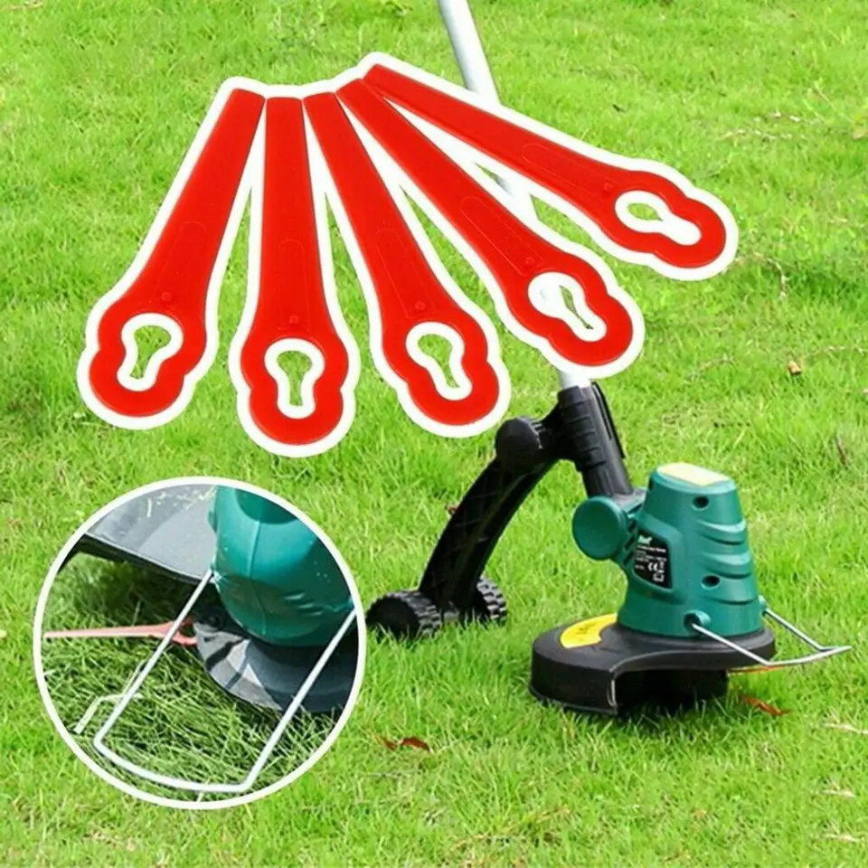 Lame Di Ricambio In Plastica Per Tosaerba - Confezione Da 20, Compatibili Con Bosch Qualcast - Foto 7