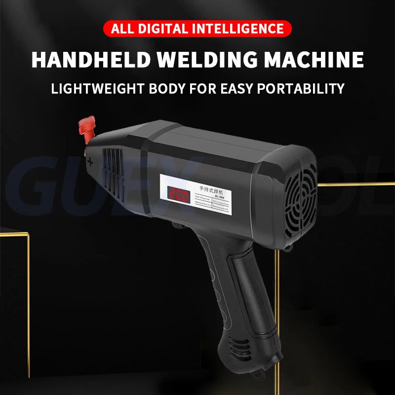 Handheld Welder Machine 220V Portable ARC Welding Machine 20-200Amp Digital Display IGBT Inverter With Welding Tool Set,Folding