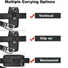 Nylon Cell Phone Belt Clip Holster Pouch Buckle Wallet Card Holder Case Cover For iphone 15 14 Pro Max Samsung S24 S23 Ultra Bag 5