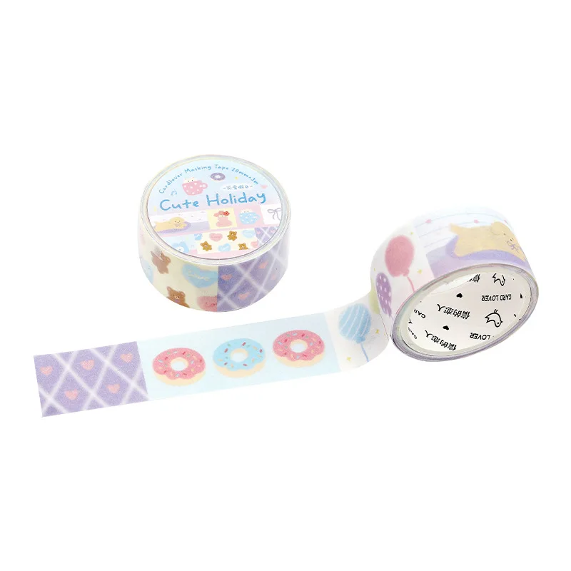 1pcs/1lot 장 접착 테이프 Youyou Little Diary 정크 저널 일본어 마스킹 스크랩북 스티커