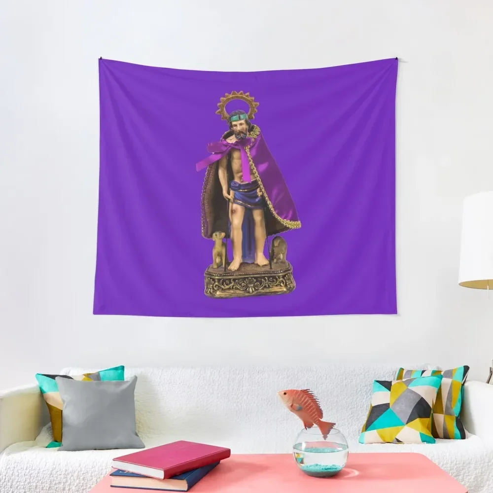 

San Lazaro Babalu Aye Cuba Santeria Tapestry Room Aesthetic Decor Aesthetic Room Decoration Tapestry