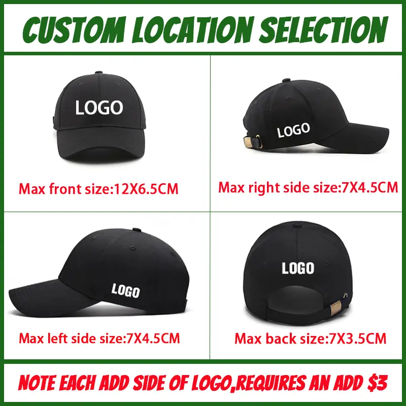 Fedoryn Custom Logo Baseball Cap for Men and Women DIY Design Letter Embroidery Retro Hat Customize Cap Graphic Print Wholesale - Image 4