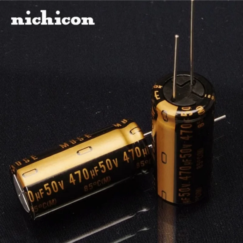 10 stücke Neue Nichicon MUSE KZ Serie 25V 50V 100V 10UF 22UF 33UF 47UF 100UF 220UF 470UF 1000UF Hallo-fi Audio Kondensator Kupfer Füße – Detail 11