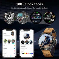 LIGE montre intelligente pour hommes connexion Bluetooth écran AMOLED Smartwatch hommes IP68 étanche appel vocal samrtwatches pour Android iOS 2