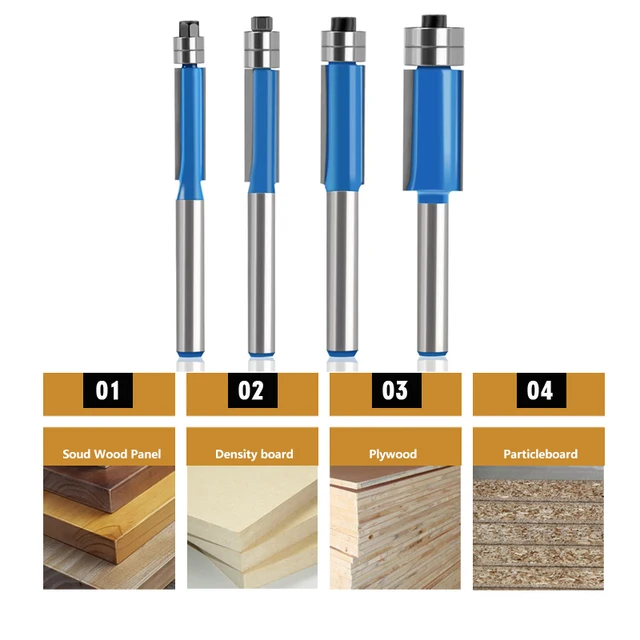 Set Frese Per Router 7 Pezzi | Per Scanalatura Legno | Gambo 6mm | Diametri 3-12mm - Foto 10