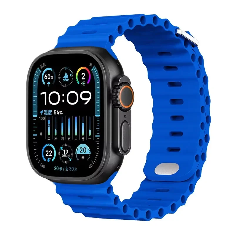 Ocean Soft Silicone Strap - Comfortable Watch Band in Multiple Sizes