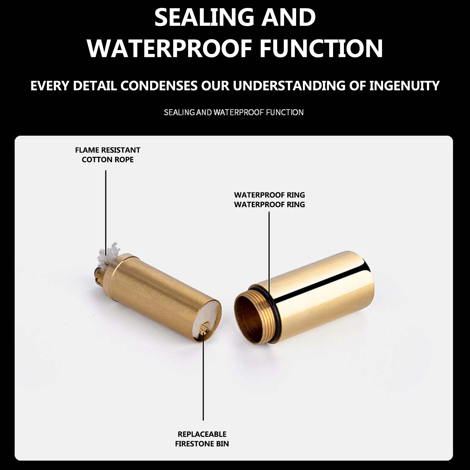 LightersReusableFlammableSuitableForOutdoorUseFlintsTorchOil