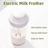 0.6L Electric Milk Frother,USB Portable Blender,Wireless Coffee Maker,Home Kitchen Egg Beater Mixer Machine,Whisk Cream Foam Cup 2