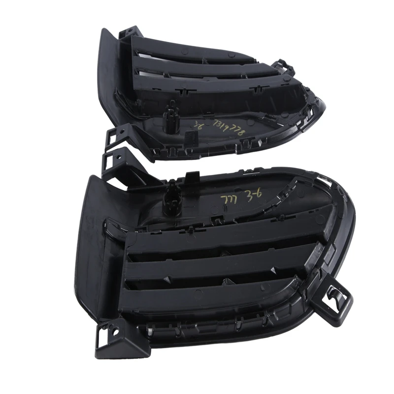 앞 범퍼 외부 그릴 커버 교체 액세서리, BMW X6 F16 2015-2019 51117319777, 51117319778 적합, 1 쌍