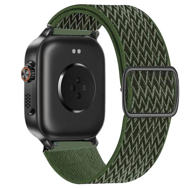 Adjustable Nylon Elastic 22mm Watch Strap Replacement Bracelet