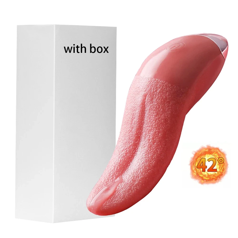 Realistic Licking Tongue Vibrators Nipples Clitoral Stimulator Vagina Massager Female Masturbator Vibrating Sex Toys for Women