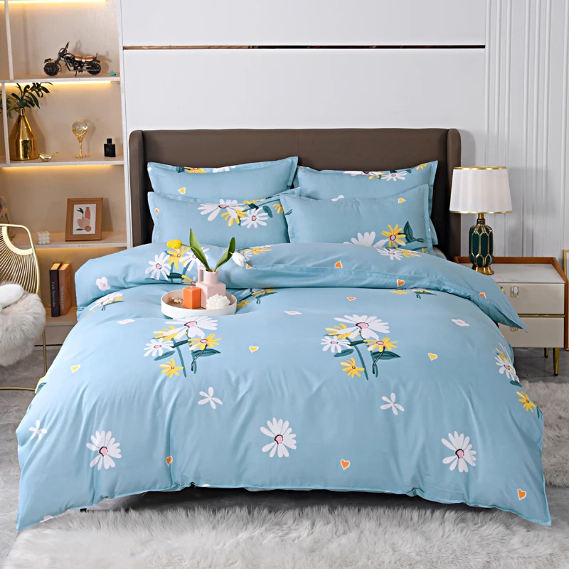

Комплект весеннего постельного белья с цветами, 3 предмета, пододеяльник и 2 наволочки, двустороннее одеяло с опавшими цветами, ботаническое одеяло, чехол для девочек и женщин