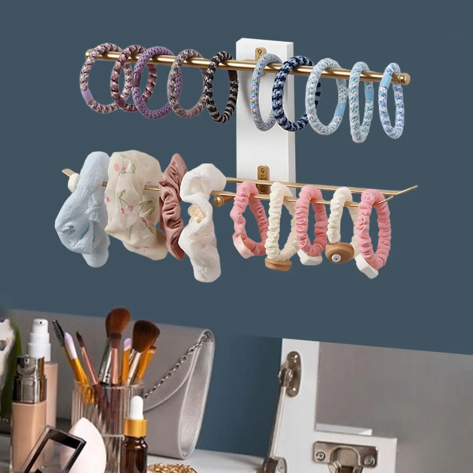 Wall Mounted Jewelry Organizer Hanging Organizer Large Capacity Women Gift Storage Holder Jewelry Hanger for Headband