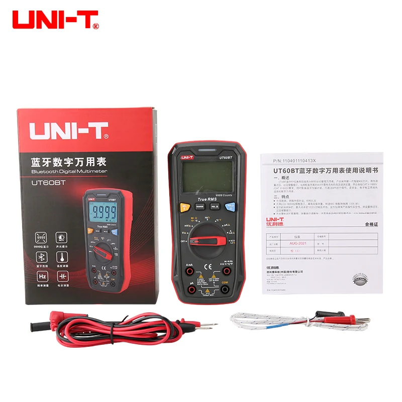 UNI-T UT60S Digital Smart Multimeter UT60BT Bluetooth Multimeter True RMS 1000V AC DC Voltage Tester Ammeter Frequency Meter